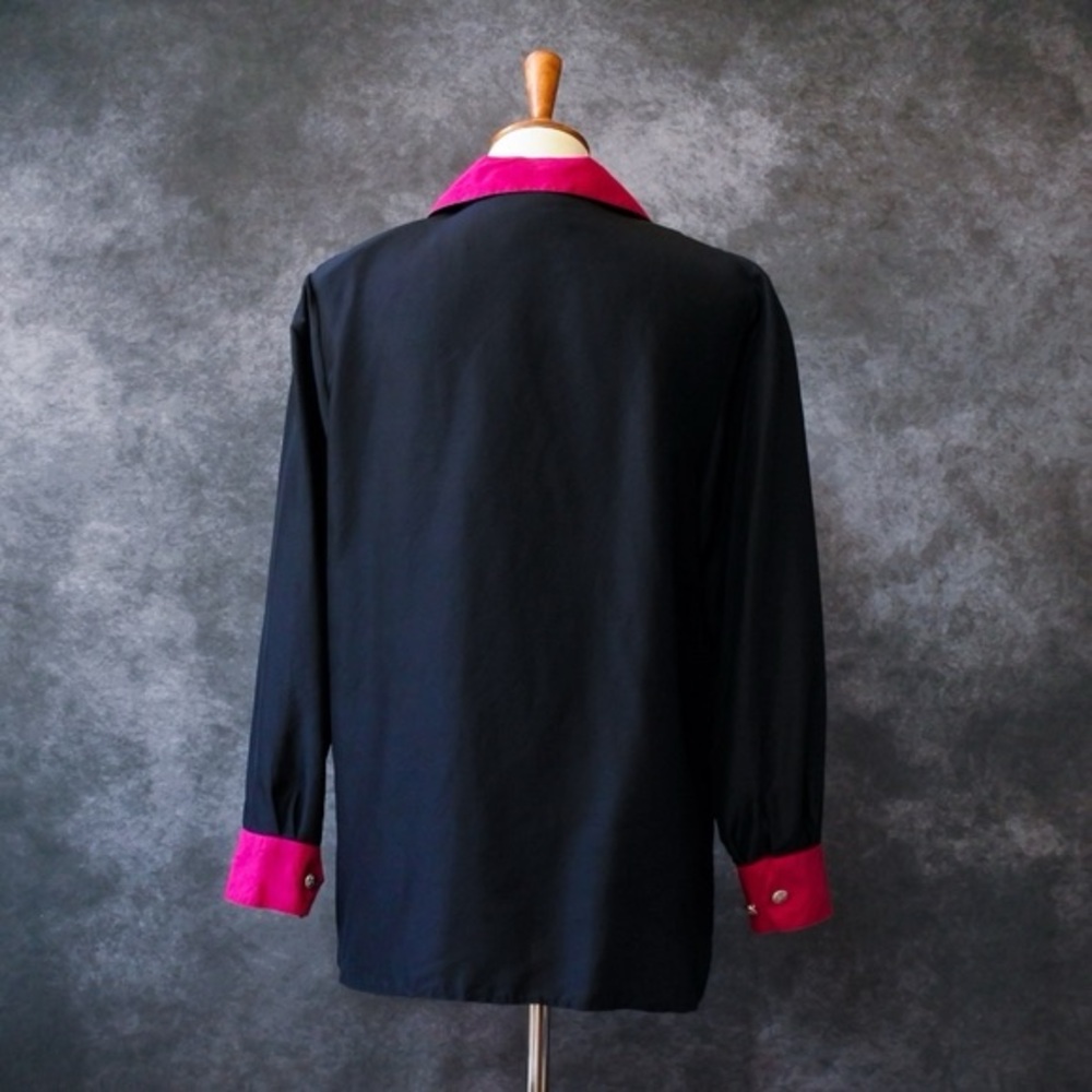 Vintage Bob Mackie wearable art butterfly 🦋 long sleeve blouse - Picture 2 of 6